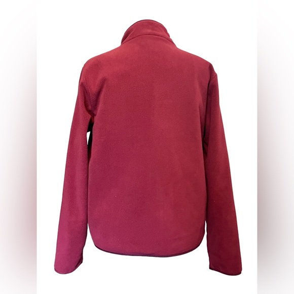 Vans Tommy Burgundy Fleece Zip Jacket - Picture 4 of 8